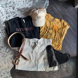 Bundle of Western Style Women's Clothes & Accessories
